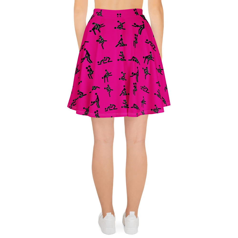 Skater Skirt with Stick Figure Sex Positions - Image 2