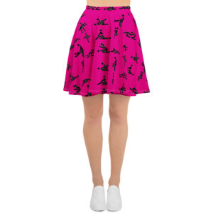 Skater Skirt with Stick Figure Sex Positions