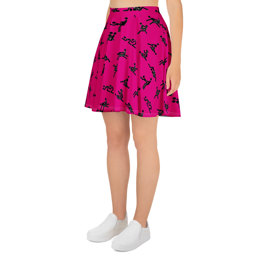 Skater Skirt with Stick Figure Sex Positions - Image 3