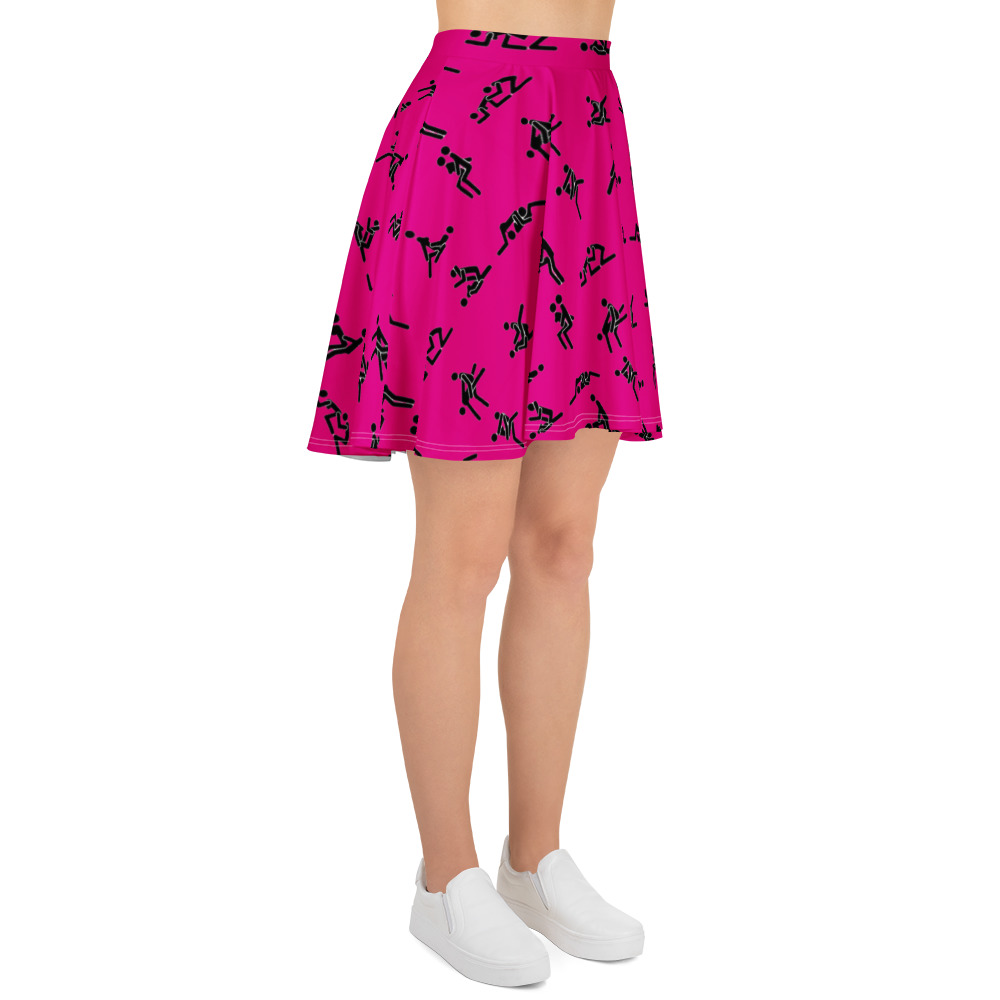 Skater Skirt with Stick Figure Sex Positions - Image 4