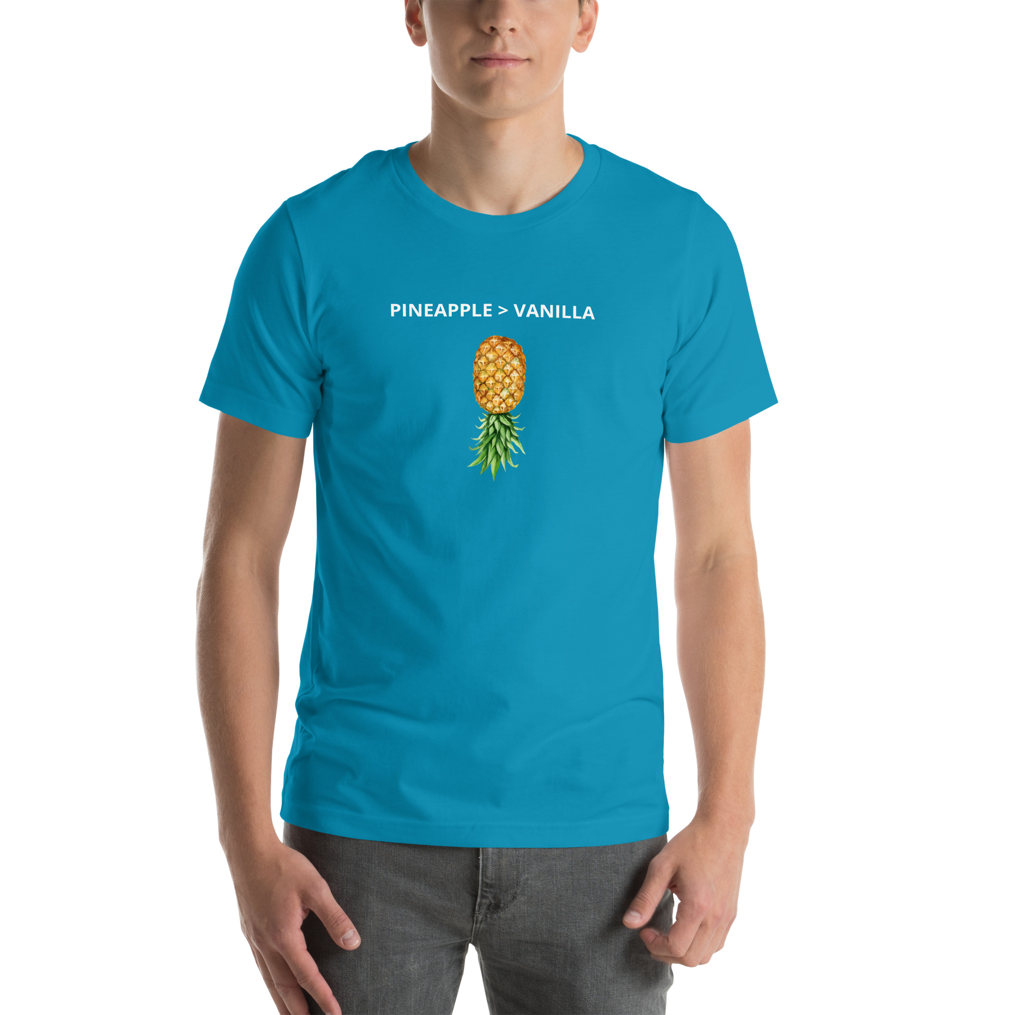Unisex t-shirt - Upside Down Pineapple - Image 55