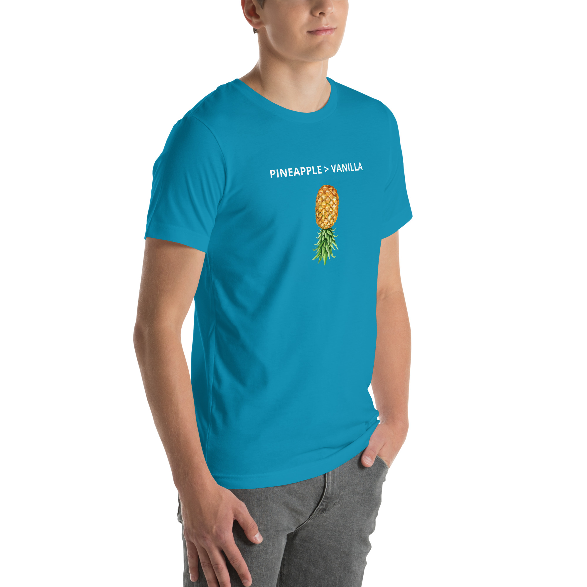 Unisex t-shirt - Upside Down Pineapple - Image 60
