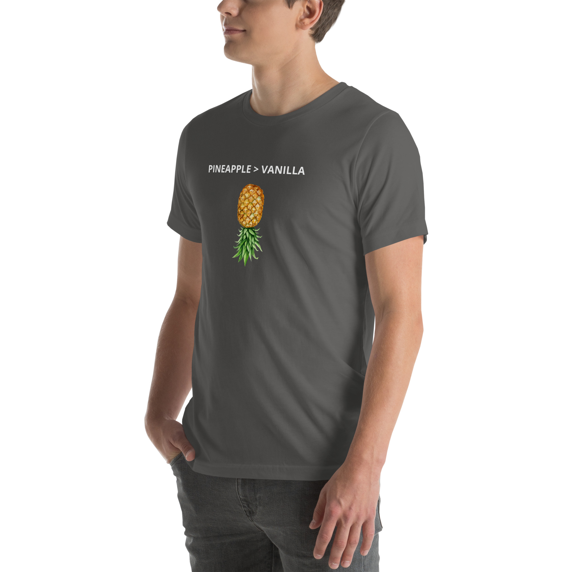 Unisex t-shirt - Upside Down Pineapple - Image 46