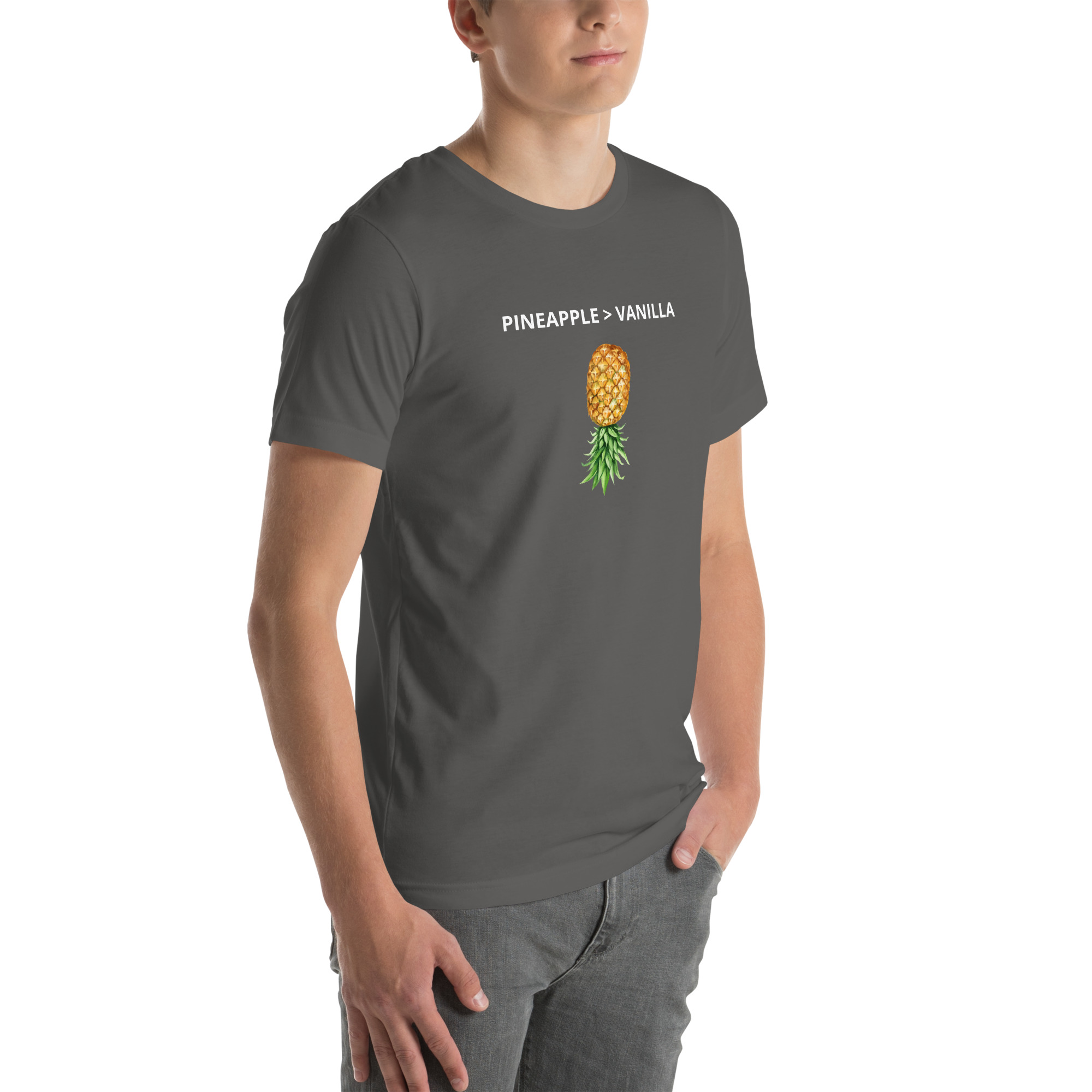 Unisex t-shirt - Upside Down Pineapple - Image 48