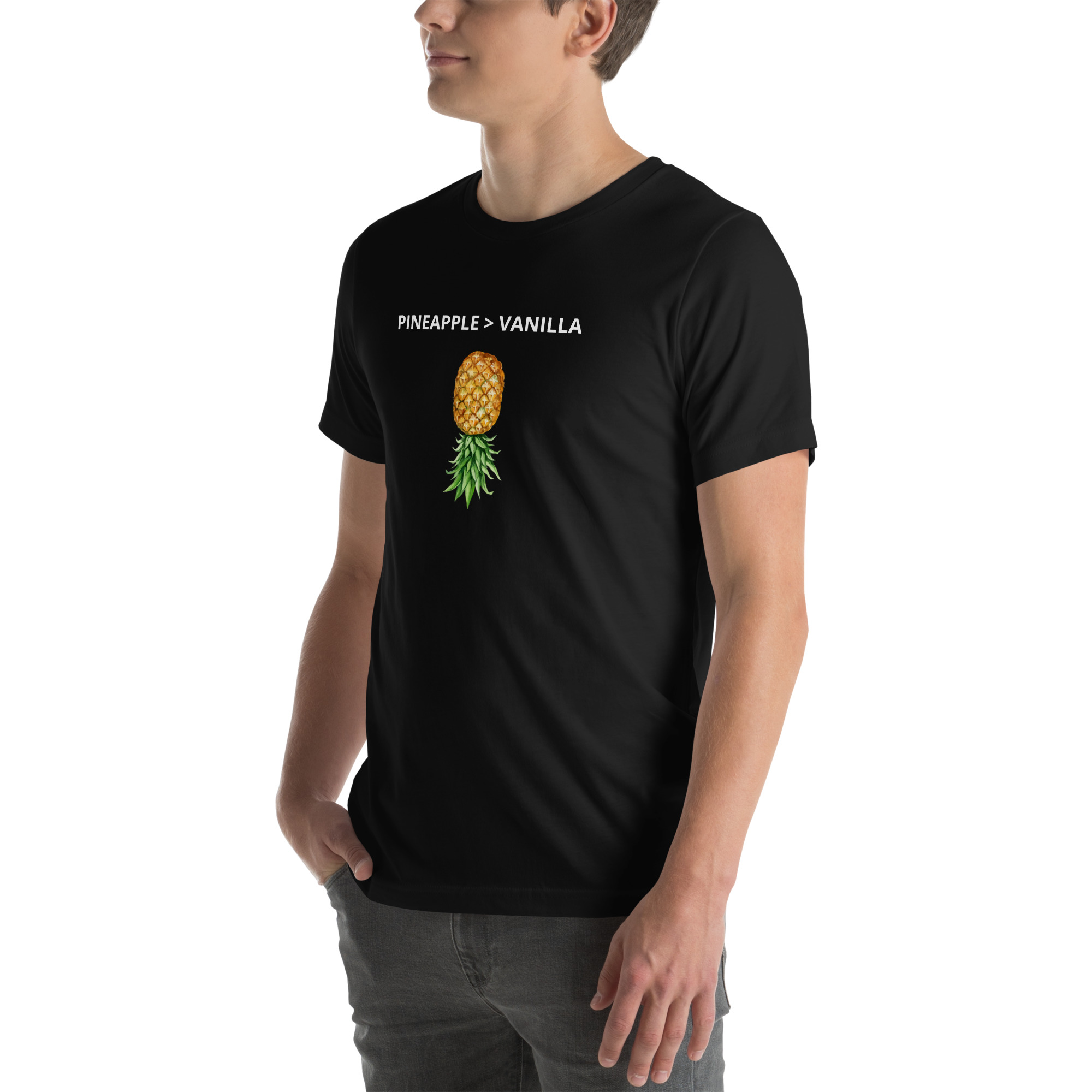 Unisex t-shirt - Upside Down Pineapple - Image 10