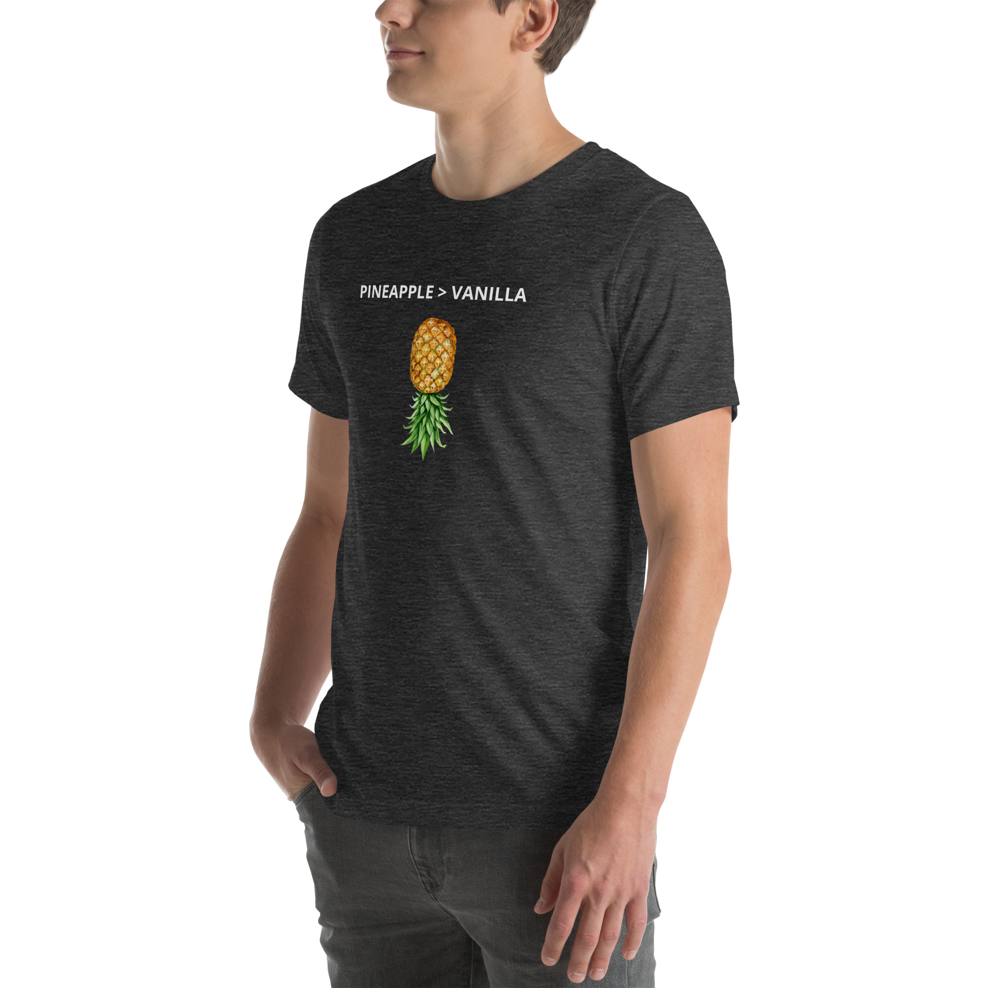 Unisex t-shirt - Upside Down Pineapple - Image 34
