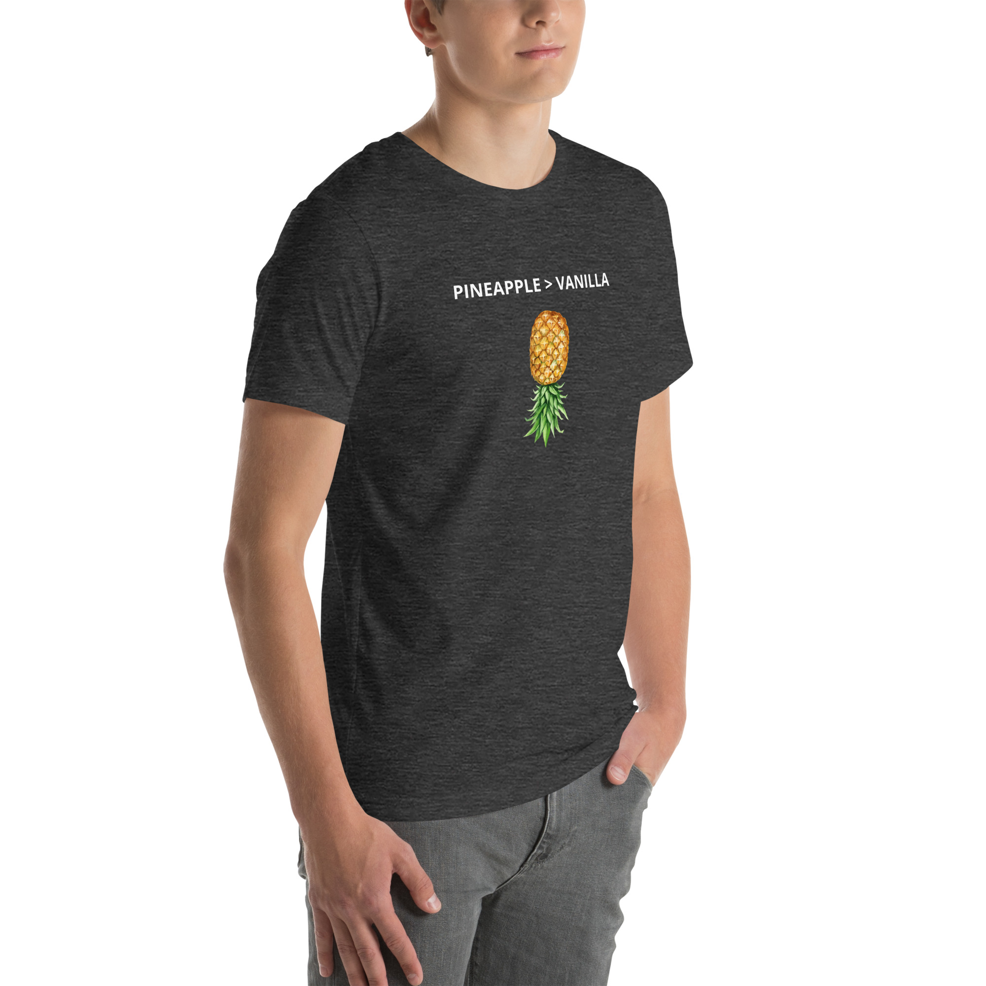 Unisex t-shirt - Upside Down Pineapple - Image 36