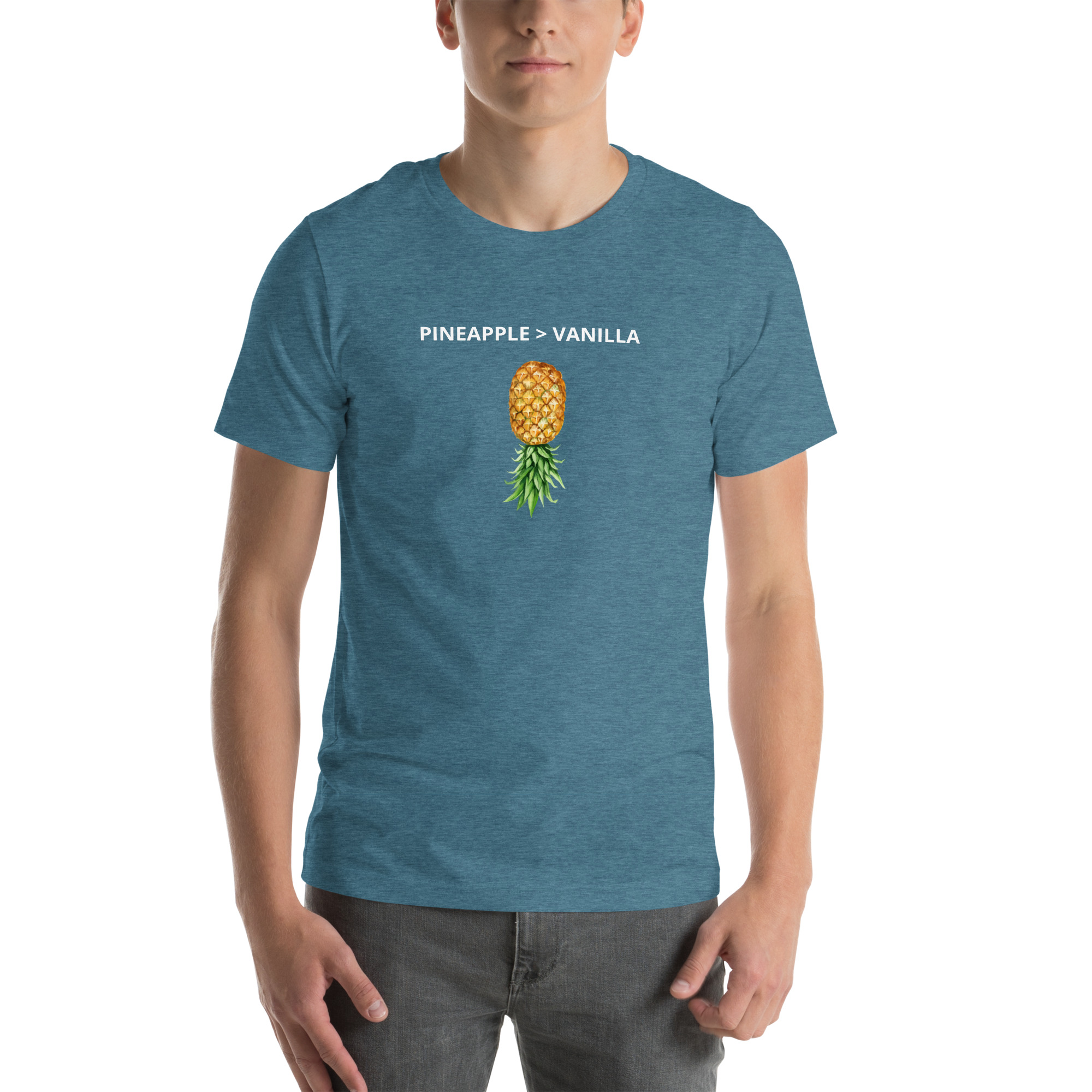 Unisex t-shirt - Upside Down Pineapple - Image 49