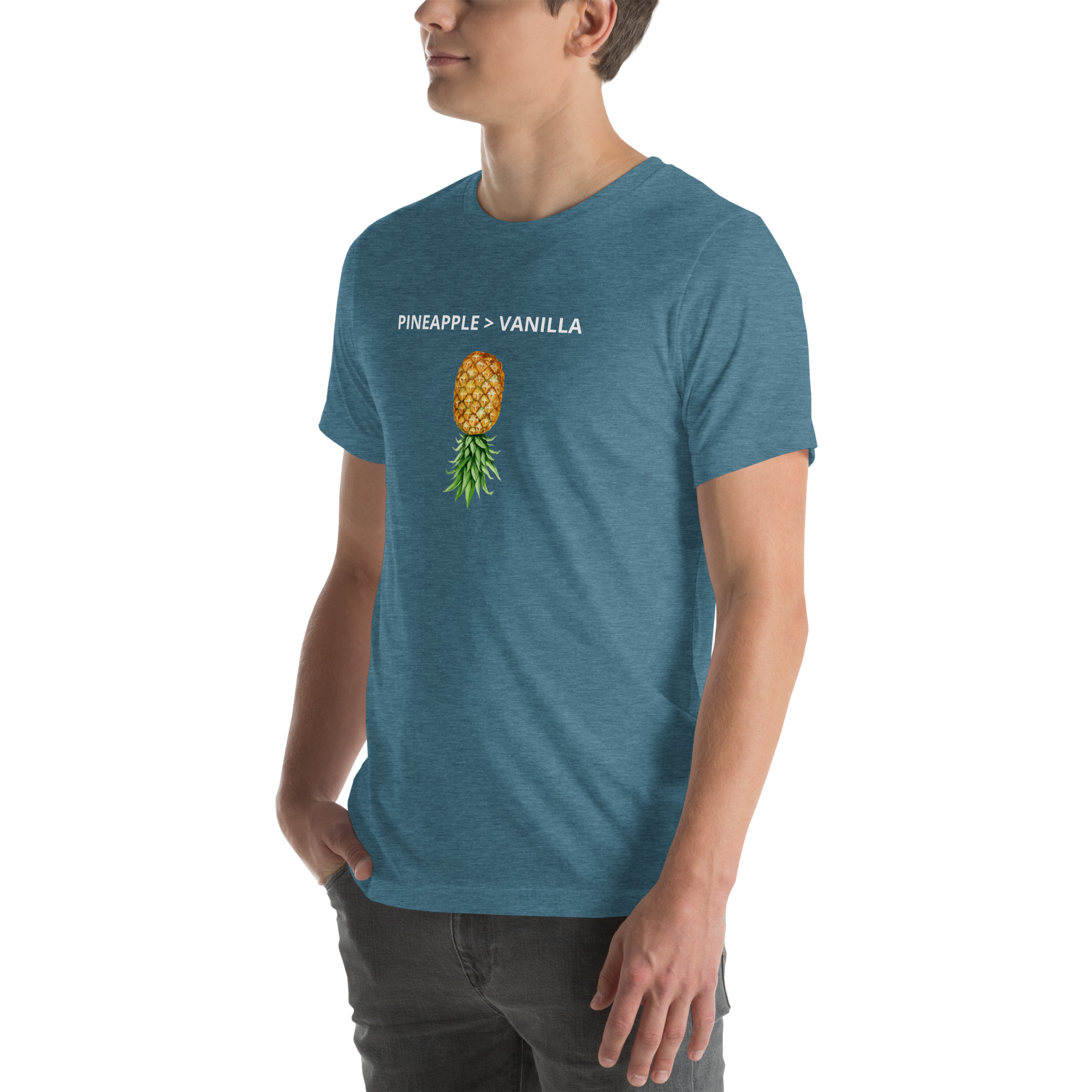 Unisex t-shirt - Upside Down Pineapple - Image 52