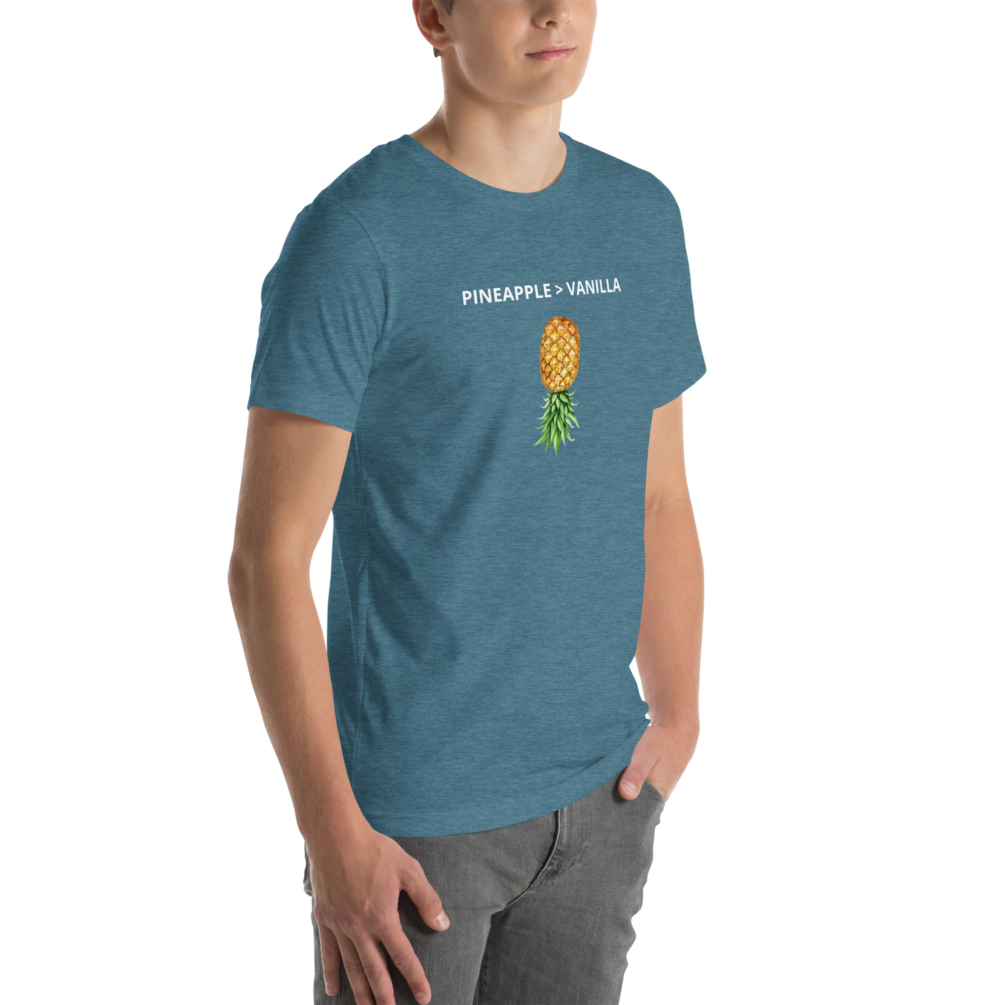 Unisex t-shirt - Upside Down Pineapple - Image 54