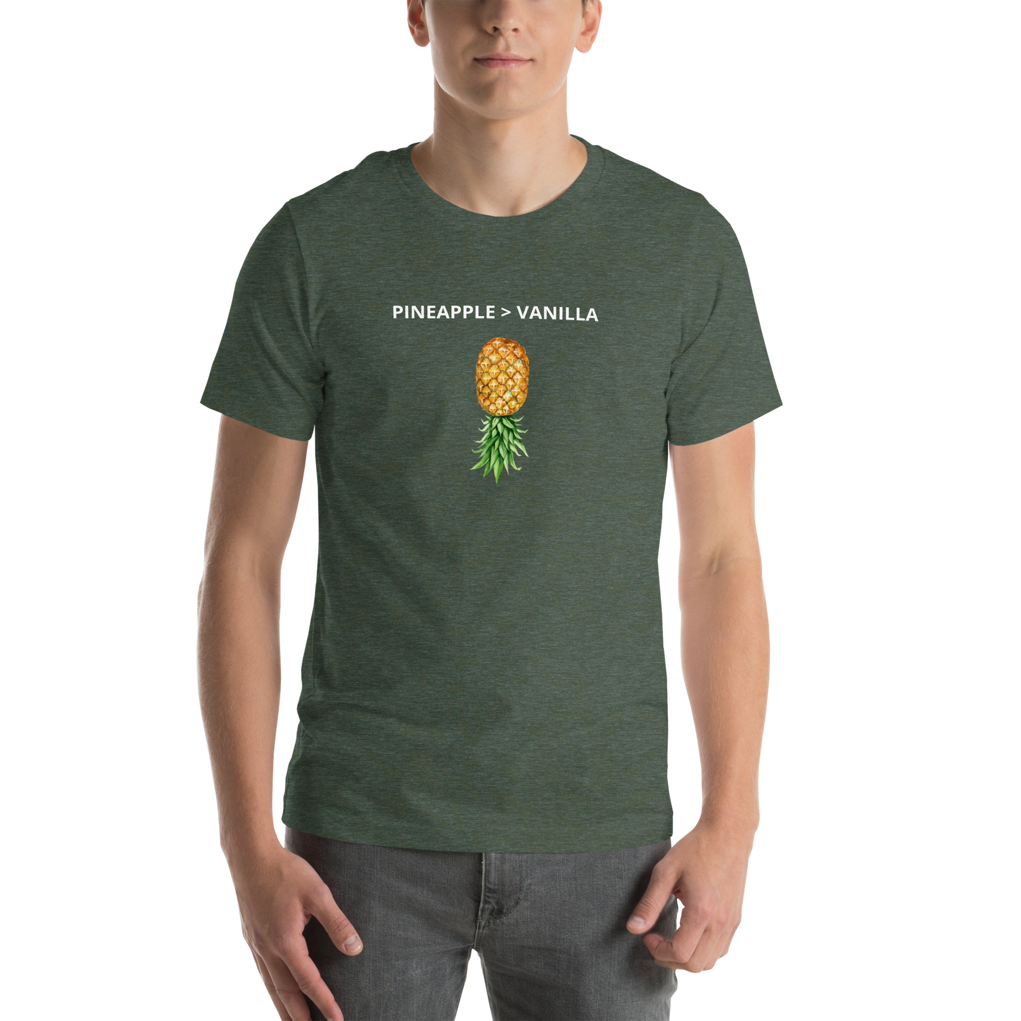 Unisex t-shirt - Upside Down Pineapple - Image 37
