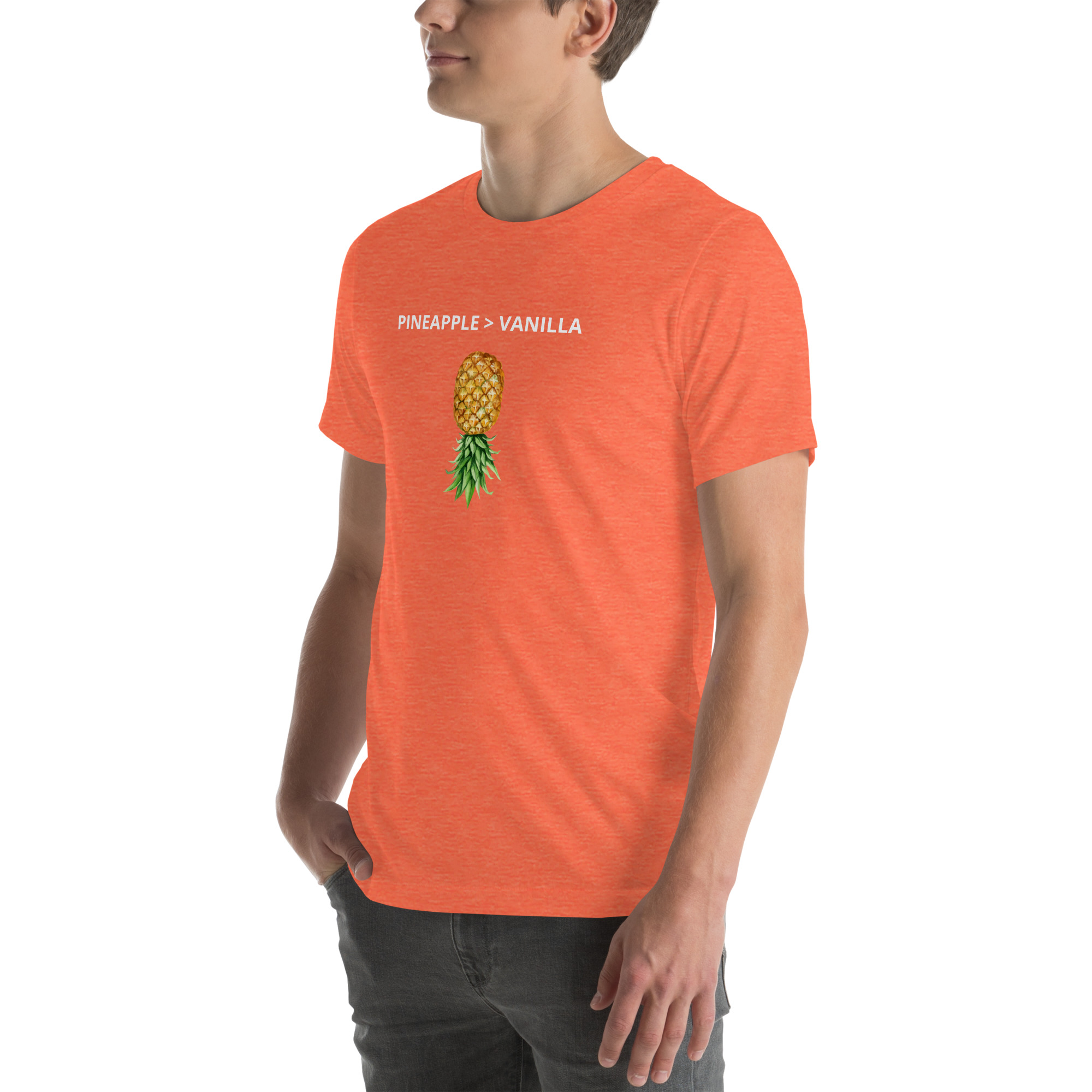 Unisex t-shirt - Upside Down Pineapple - Image 70