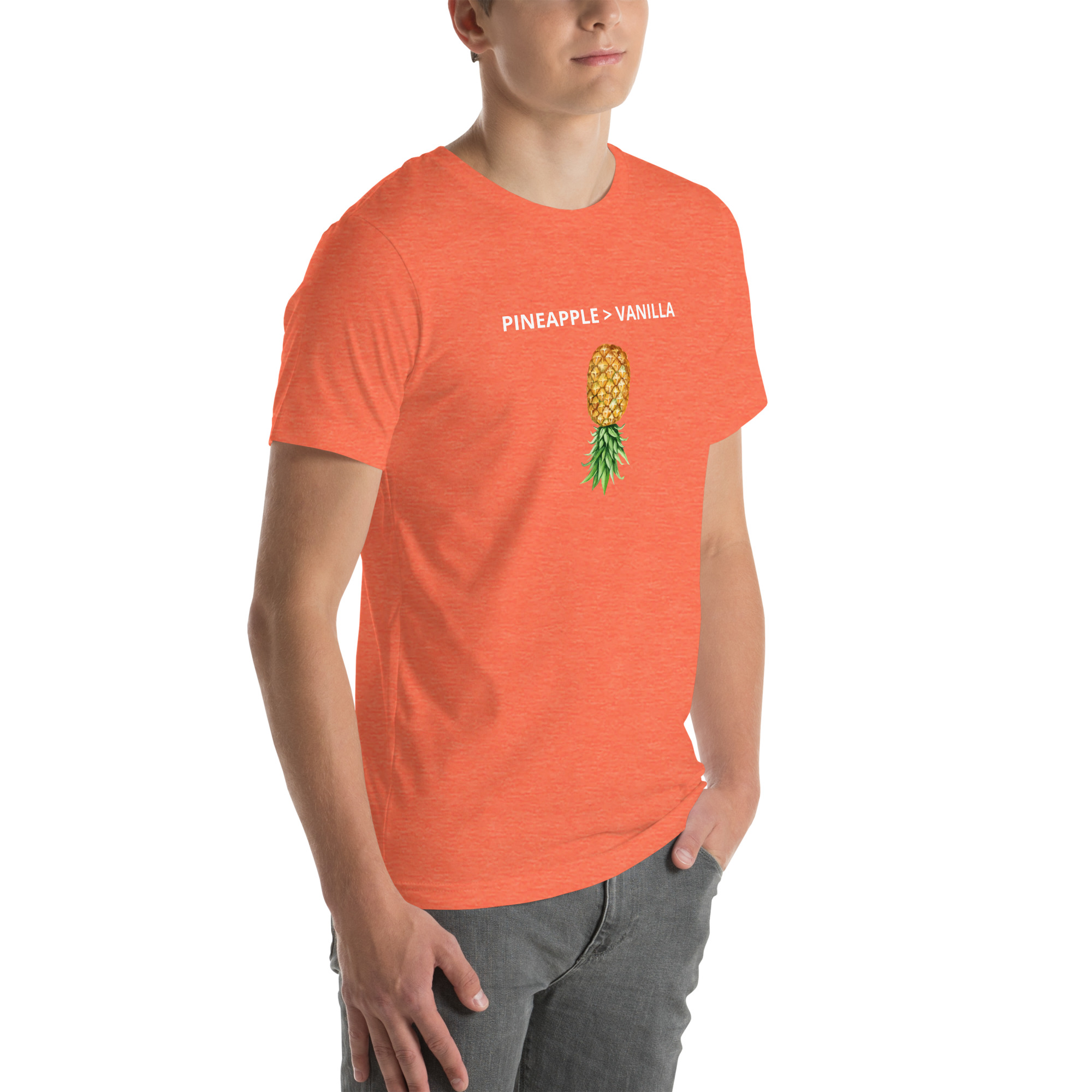 Unisex t-shirt - Upside Down Pineapple - Image 72