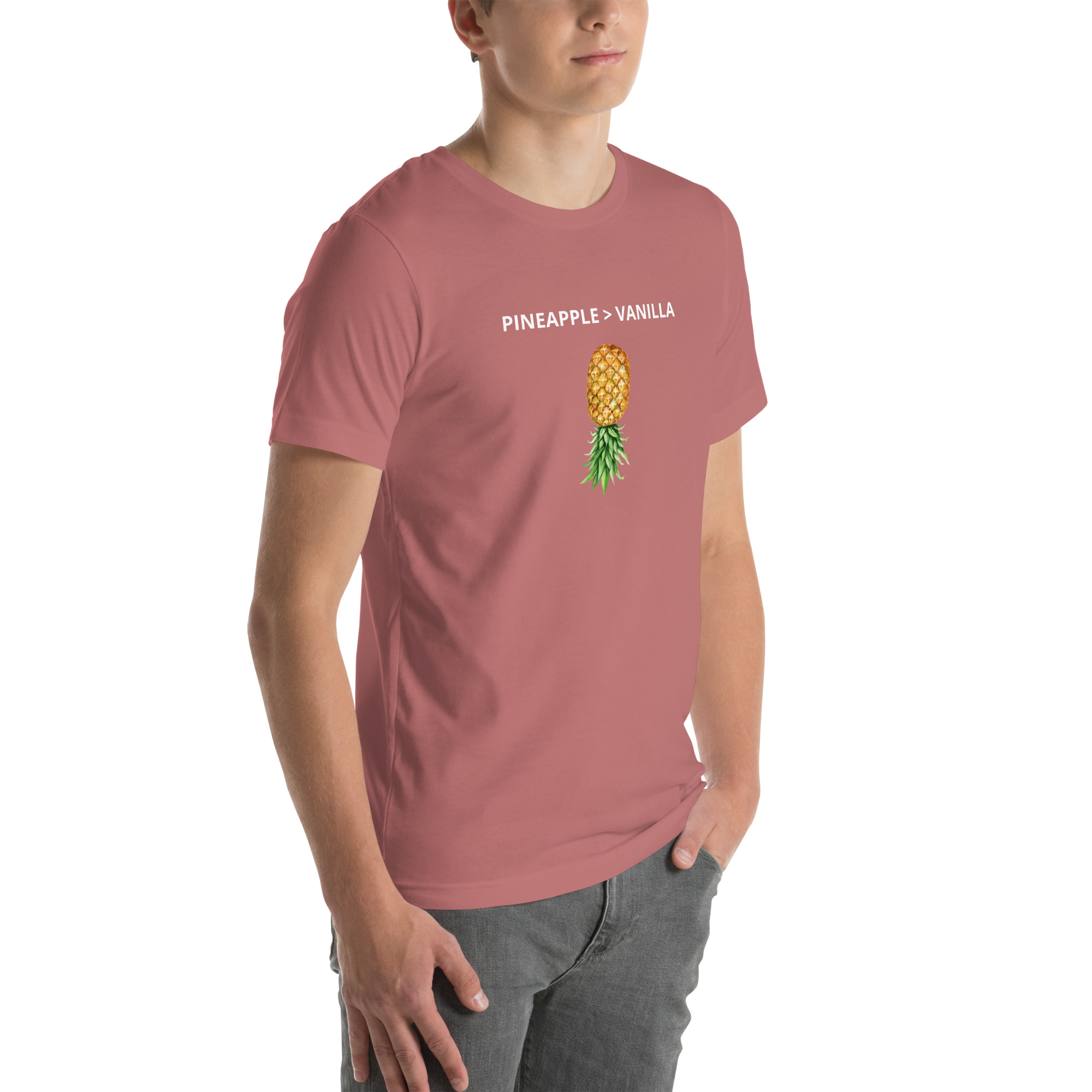Unisex t-shirt - Upside Down Pineapple - Image 66