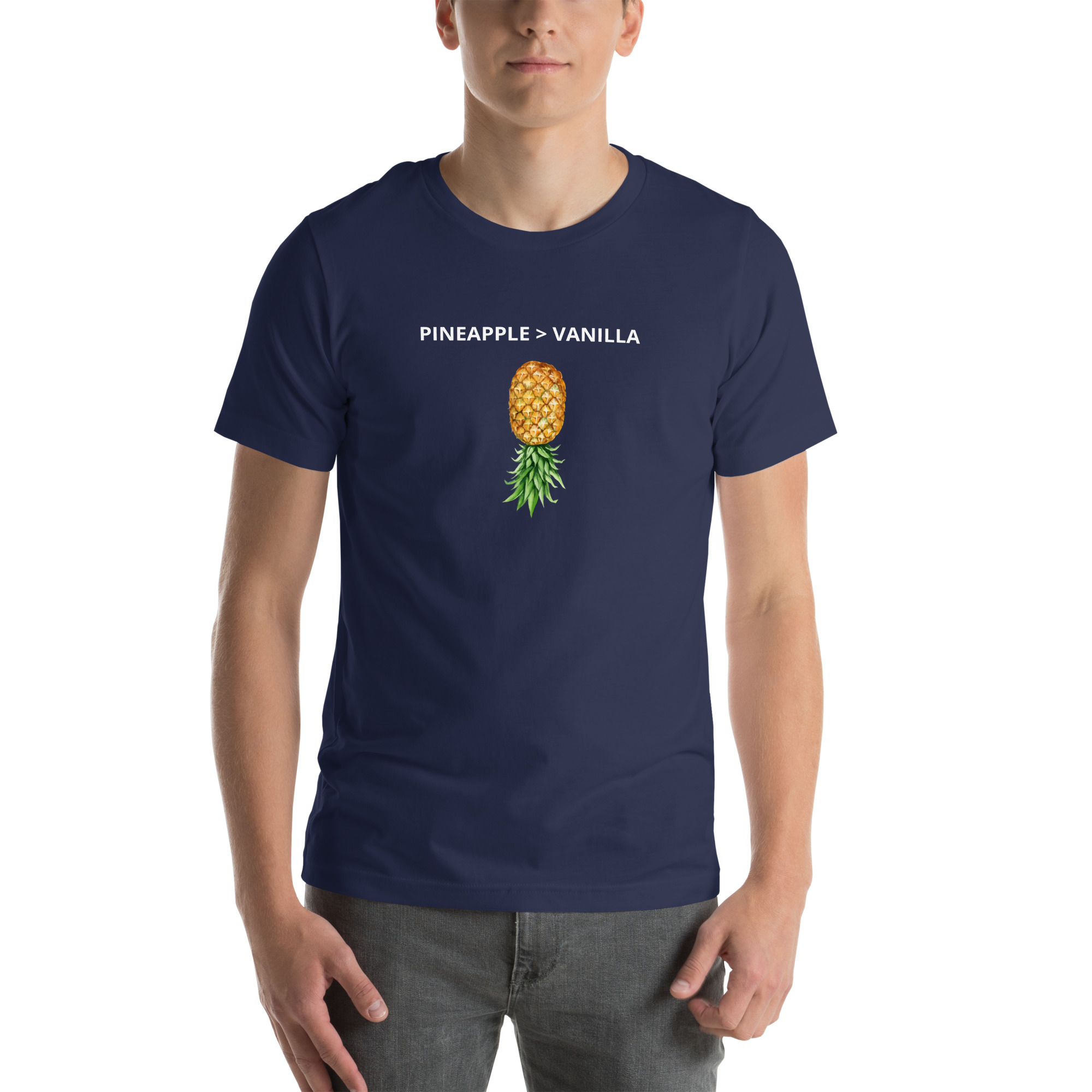 Unisex t-shirt - Upside Down Pineapple - Image 13