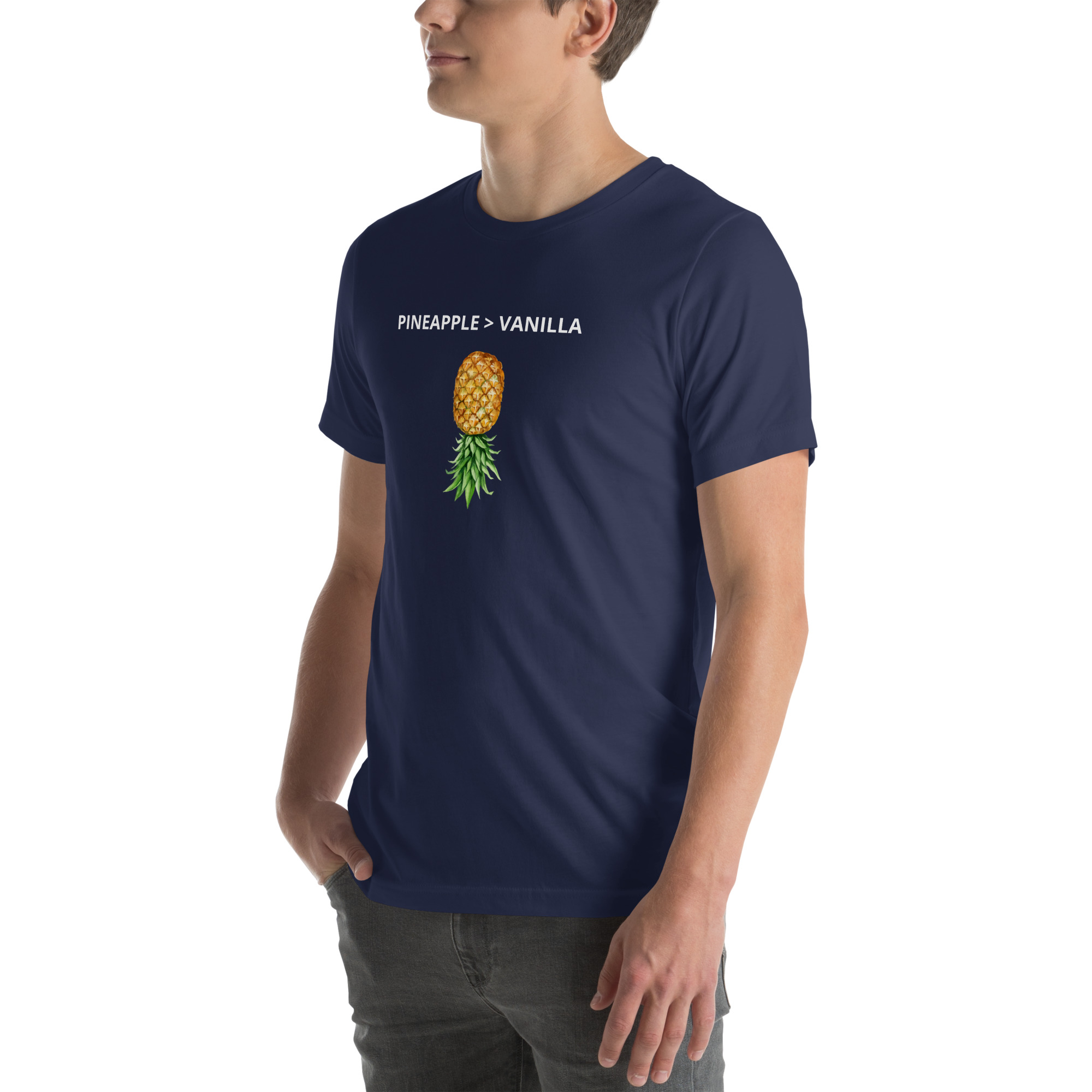 Unisex t-shirt - Upside Down Pineapple - Image 16
