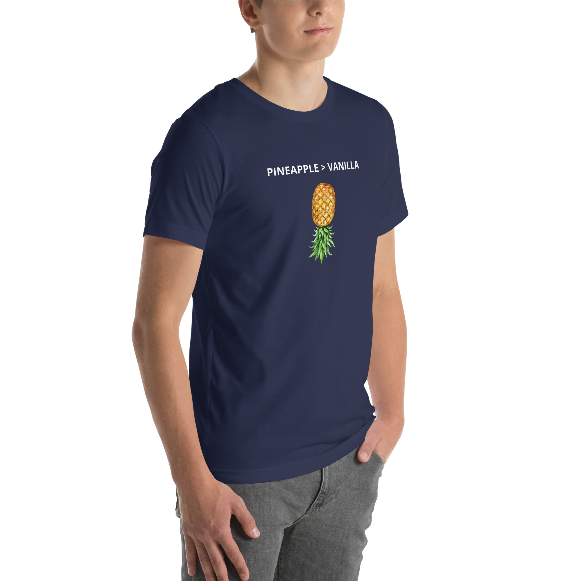 Unisex t-shirt - Upside Down Pineapple - Image 18