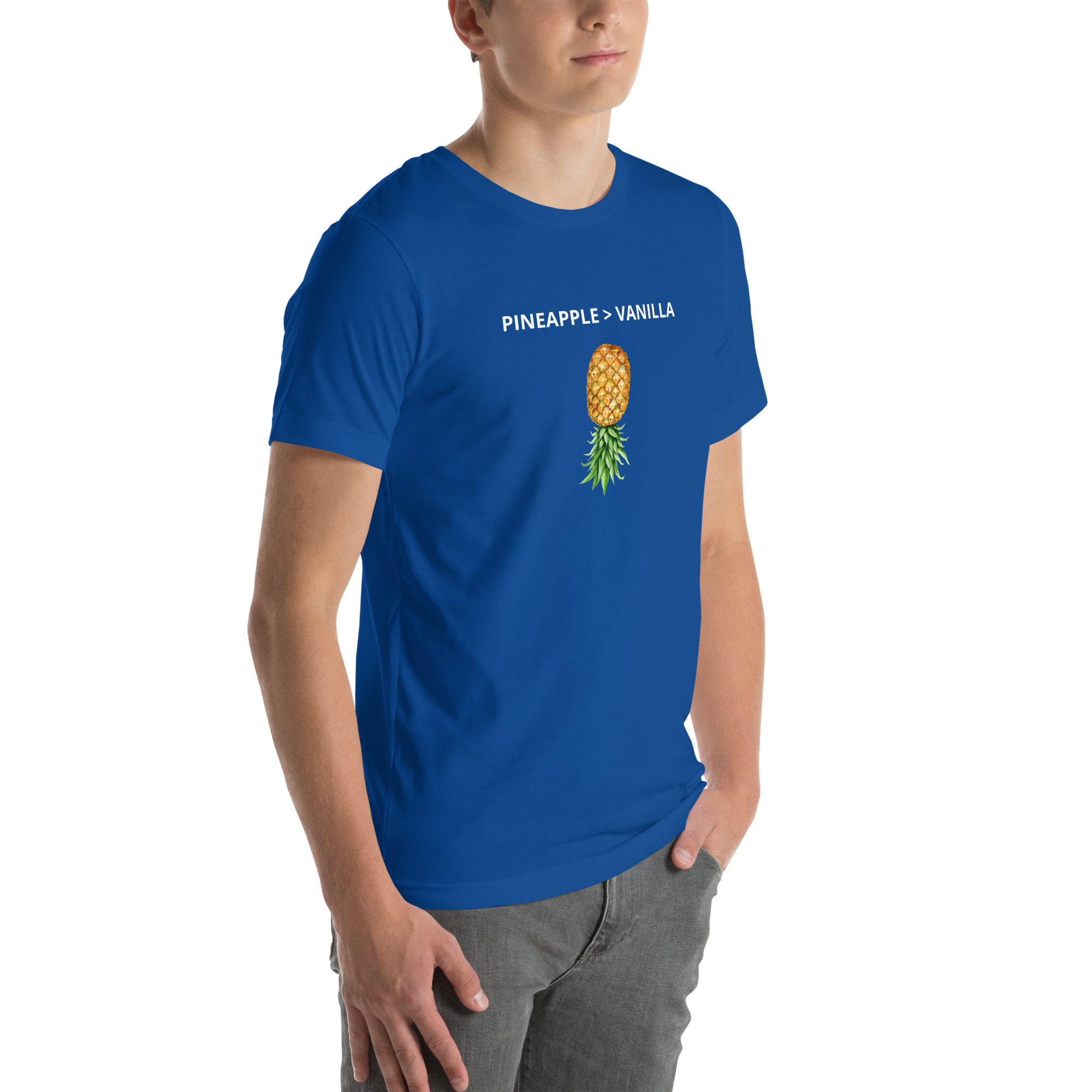 Unisex t-shirt - Upside Down Pineapple - Image 30