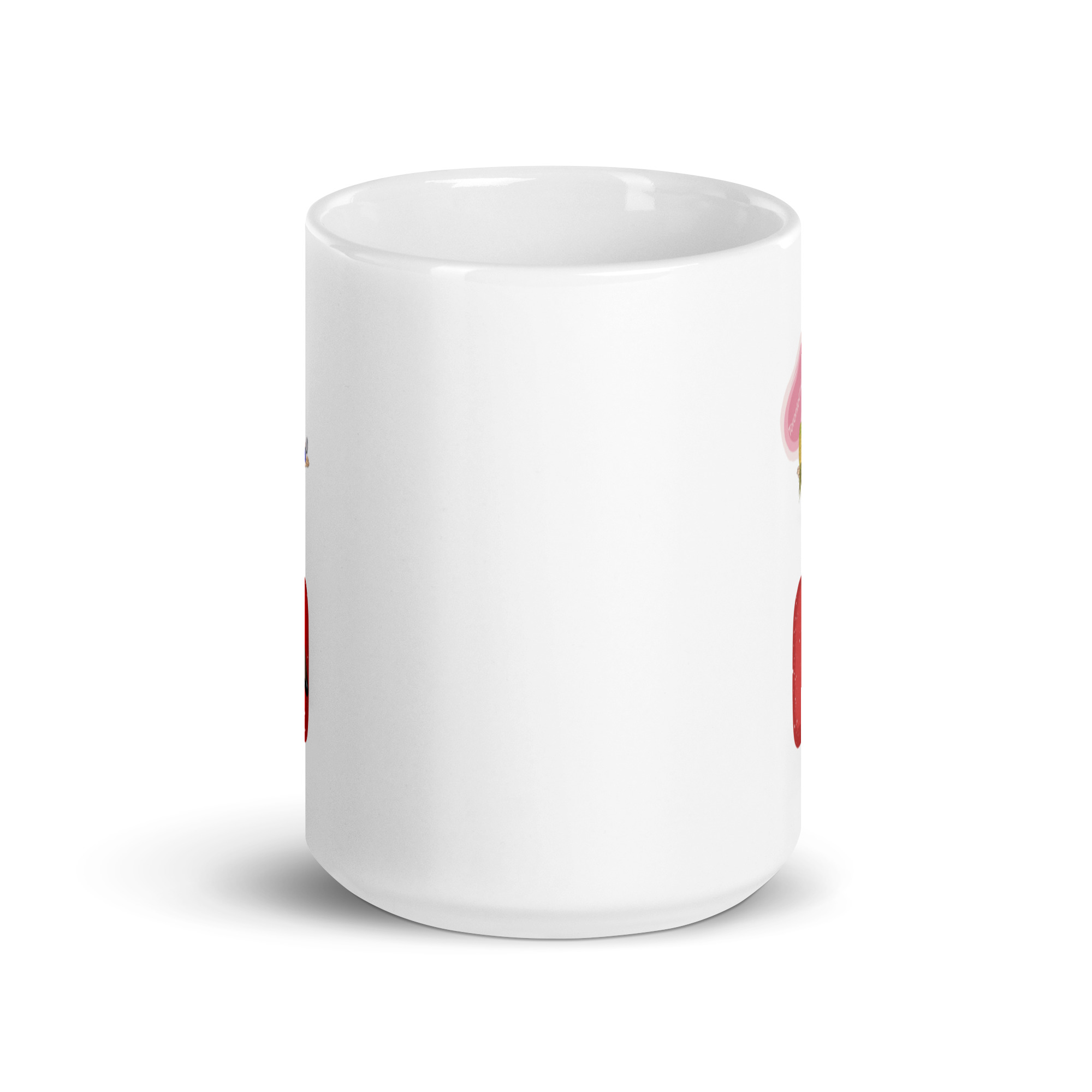 White glossy mug - Toronto Unicorn YouTube Logo - Image 3